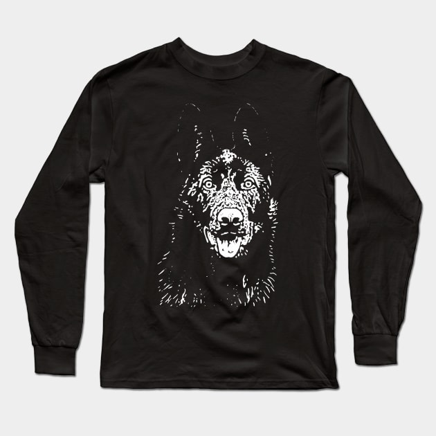 German Shepherd Long Sleeve T-Shirt by childofthecorn